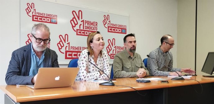 Rafael Cofiño, Delia Campomanes, José Manuel Zapico y Damián Manzano.