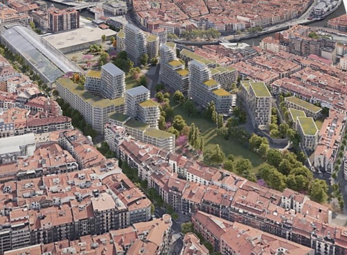 'Abando Taupadak', Propuesta Ganadora Del Concurso Convocado Por El Ayuntamiento De Bilbao Para Ordenar El Futuro Urbanístico De Abando.