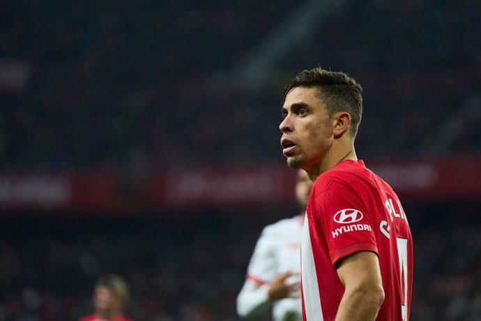 Gabriel Paulista of Atletico de Madrid looks on during the Spanish league, LaLiga EA Sports, football match played between Sevilla FC and Atletico de Madrid at Ramon Sanchez-Pizjuan stadium on February 11, 2024, in Sevilla, Spain.