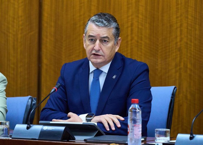 Archivo - El consejero de la Presidencia, Interior, Diálogo Social y Simplificación Administrativa, Antonio Sanz