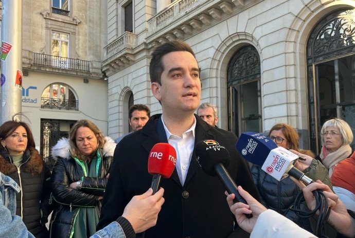 Archivo - El portavoz adjunto del PP en la DPZ, Pablo Blanquet.