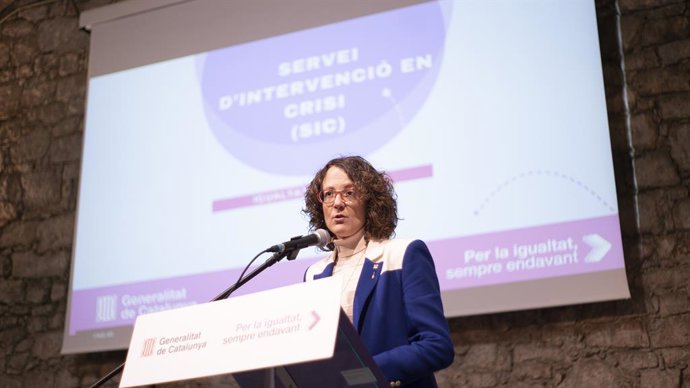 La consellera d'Igualtat i Feminismes, Tnia Verge