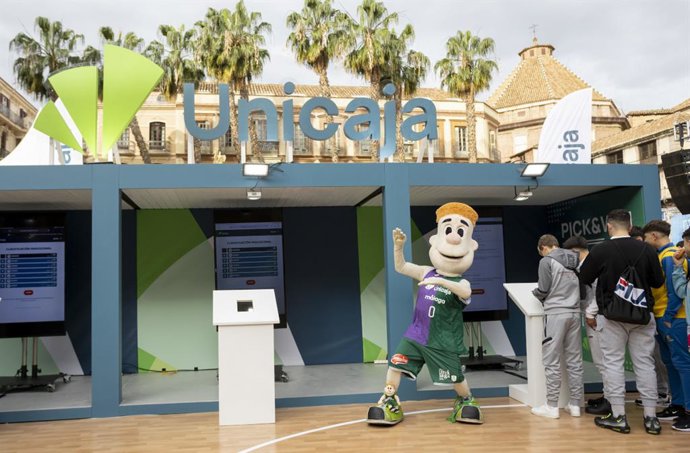 Unicaja, presente en la Fan Zone de la Copa del Rey, con un espacio propio para que los aficionados disfruten del baloncesto