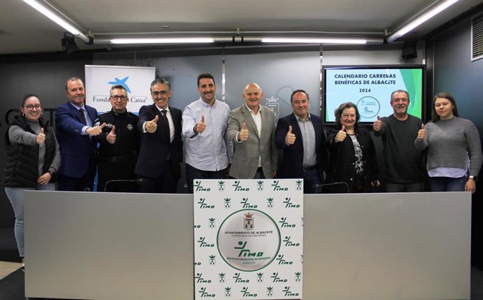Presentación calendario de carreras benéficas.