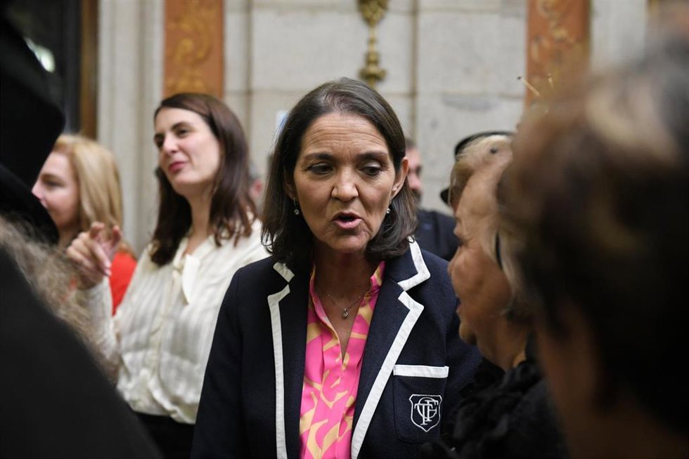La portavoz del PSOE en el Ayuntamiento, Reyes Maroto