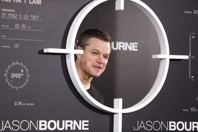 Archivo - Photocall con Matt Damon para presentar la nueva película Jason Bourne