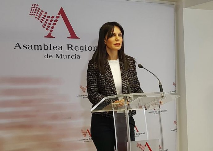 La diputada regional de VOX, Eugenia Sánchez