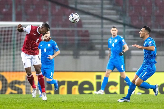 Archivo - Imagen de un partido entre las selecciones de Israel y Austria