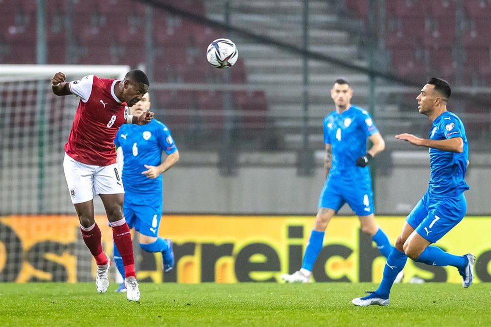 Archivo - Imagen de un partido entre las selecciones de Israel y Austria