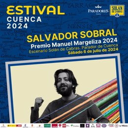 Salvador Sobral se alzará con el Premio Manuel Margeliza 2024 que entrega Estival Cuenca.