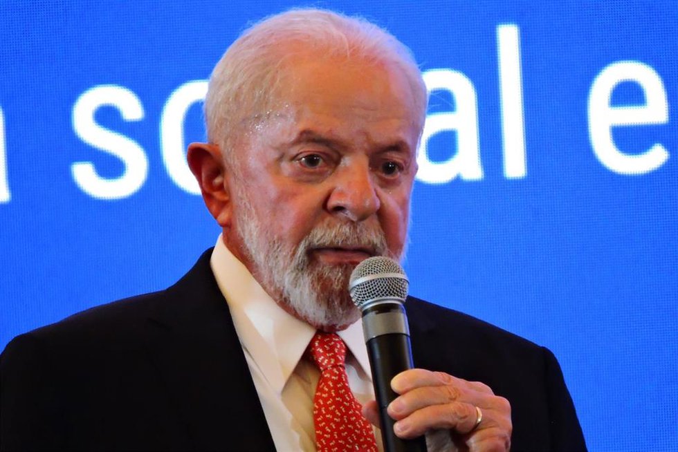 Luiz Inácio Lula da Silva, presidente de Brasil.