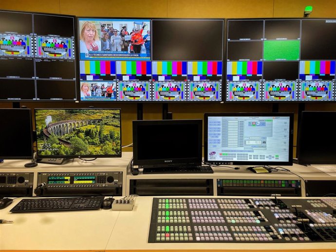 Control de realización en los estudios de IB3.