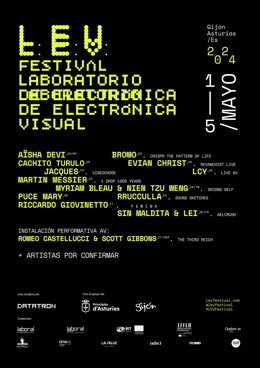Cartel anunciador L.E.V. Festival
