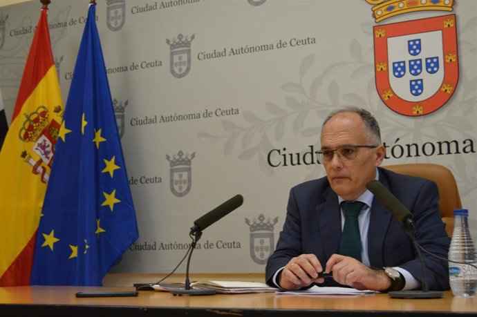 Archivo - El portavoz del Gobierno de Ceuta, Alberto Gaitán (PP).