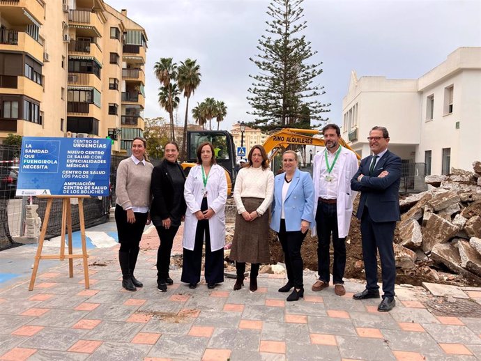 La delegada del Gobierno andaluz en Málaga, Patricia Navarro, y la alcaldesa, Ana Mula, visitan el centro de salud Los Boliches