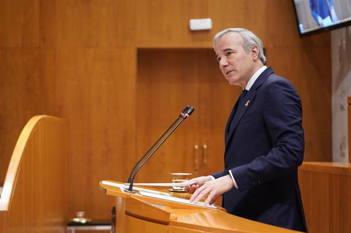 El presidente del Gobierno de Aragón, Jorge Azcón.