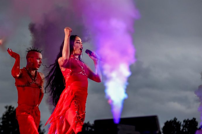 Archivo - La cantante Lali Espósito actúa durante el festival del Coca Cola Music Experience 2023 que se celebra en la Caja Mágica, a 2 de septiembre de 2023, en Madrid (España). 