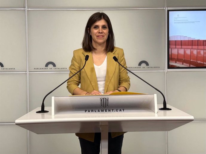 La portavoz de ERC en el Parlament, Marta Vilalta