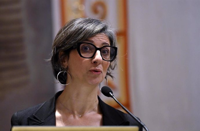 Archivo - La relatora de la ONU para los Derechos Humanos en los Territorios Palestinos Ocupados, Francesca Albanese.