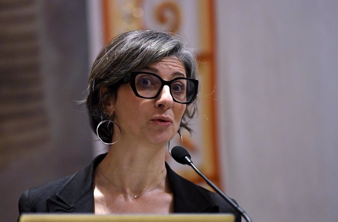 Archivo - La relatora de la ONU para los Derechos Humanos en los Territorios Palestinos Ocupados, Francesca Albanese.