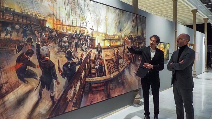 Inauguración de la exposición 'Trafalgar: el Viaje con Galdós'.