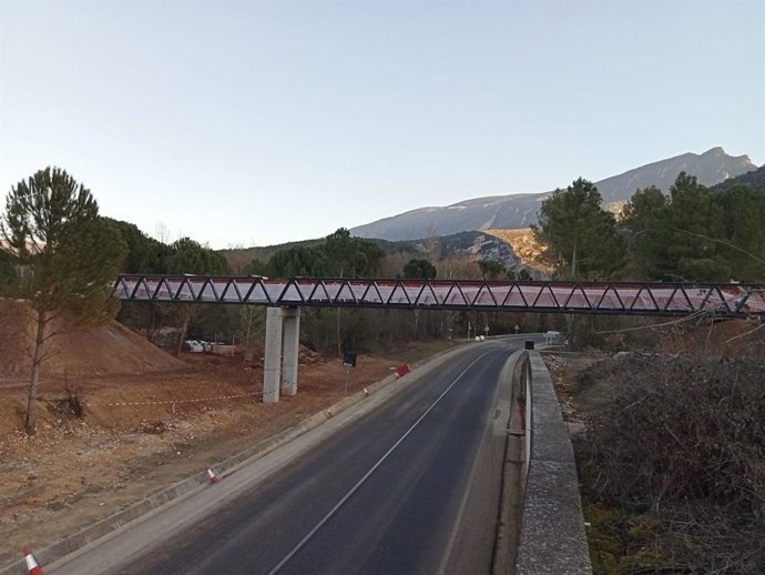 Tram de la ruta cicloturística dels Llacs