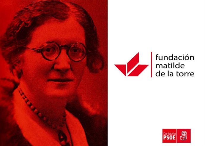 Cartel de la Fundación Matilde de la Torre