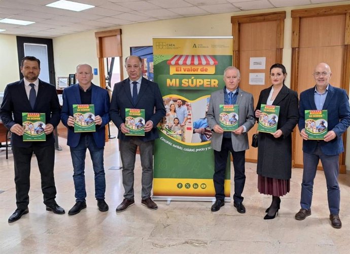Presentación en Huelva de la campaña 'El valo de mi súper'.