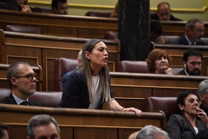 La portavoz de Junts en el Congreso, Miriam Nogueras.