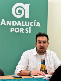 Rivas en un acto de Andalucía Por Sí