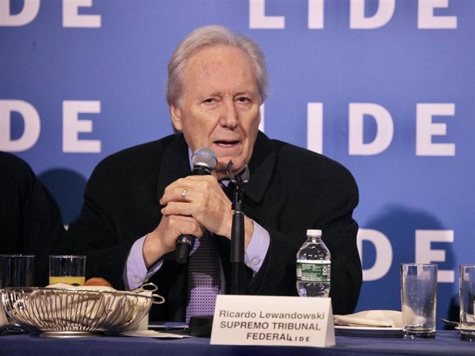 Archivo - Imagen de archivo del ministro de Justicia de Brasil, Ricardo Lewandowski