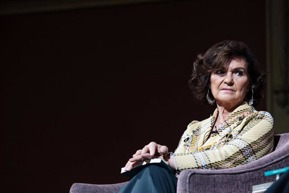 La presidenta del Consejo del Estado y exvicepresidenta del Gobierno, Carmen Calvo