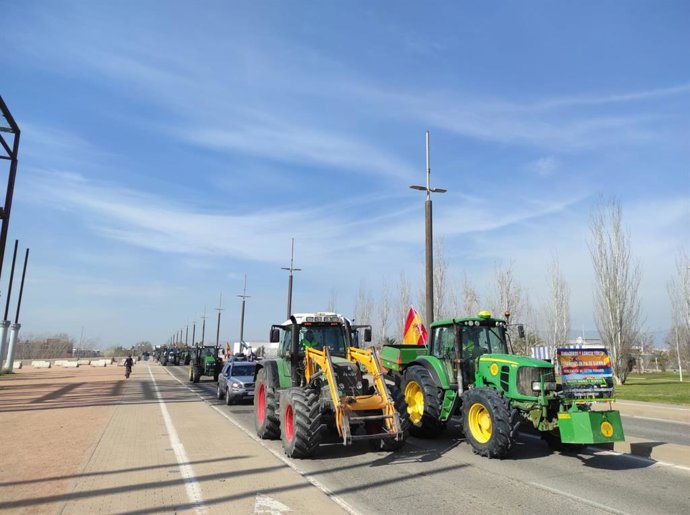 Tractorada por Córdoba del día 6 de febrero en defensa del sector primario.
