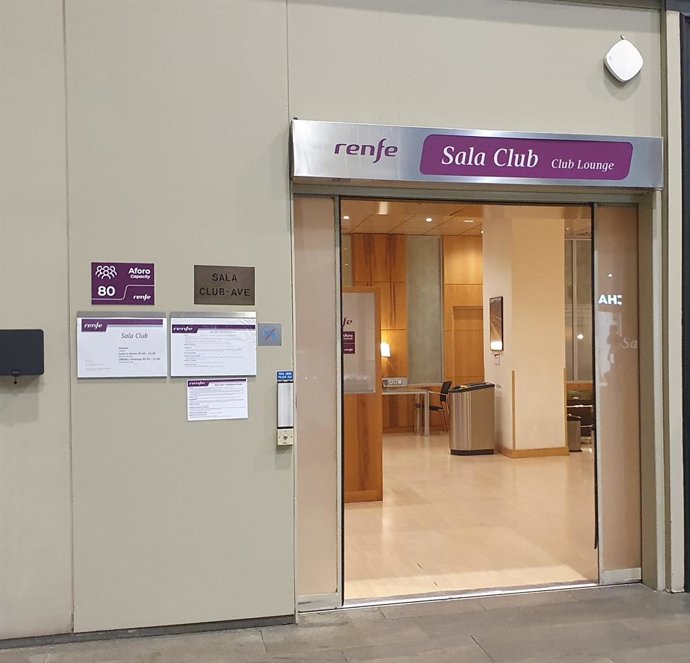 Imagen de recurso de la remodelada Sala Club de la estación de Santa Justa.