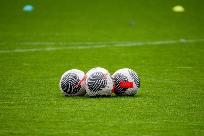 The official ball ahead of the Women's French Cup, Quarter-final football match between FC Fleury 91 and Losc Lille on February 14, 2024 at Robert Bobin stadium in Bondoufle, France - Photo Melanie Laurent / A2M Sport Consulting / DPPI