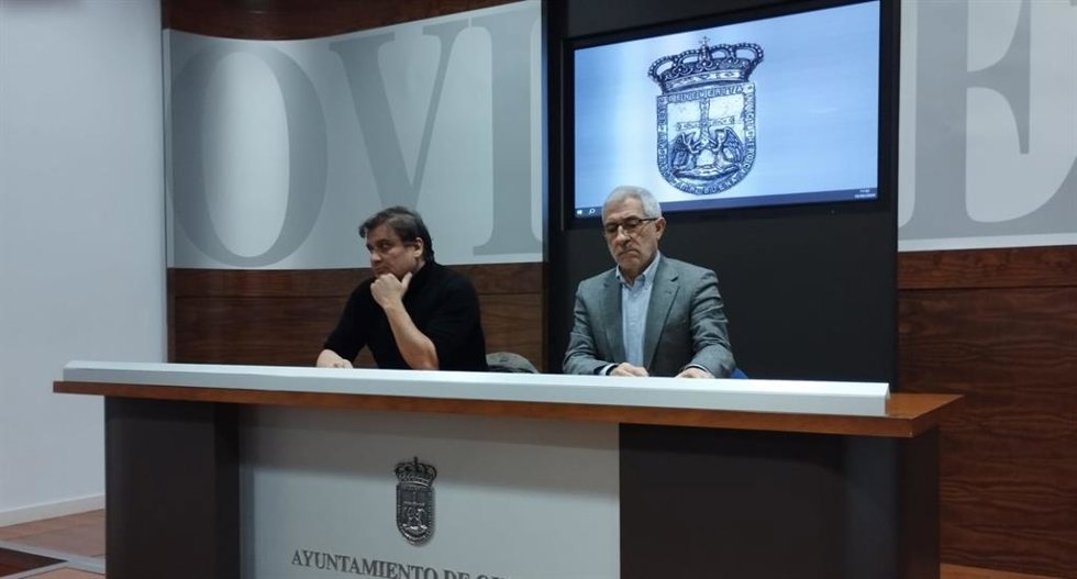 Alejandro Suárez y Gaspar Llamazares.