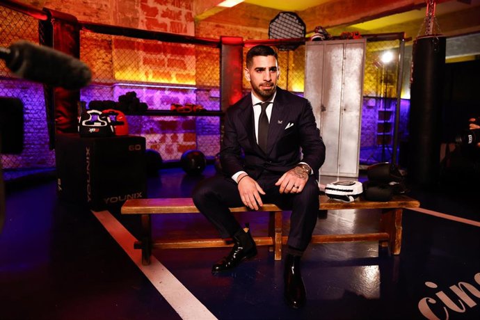 El luchador hispano-georgiano Ilia Topuria, en una entrevista a Europa Press en Madrid. 