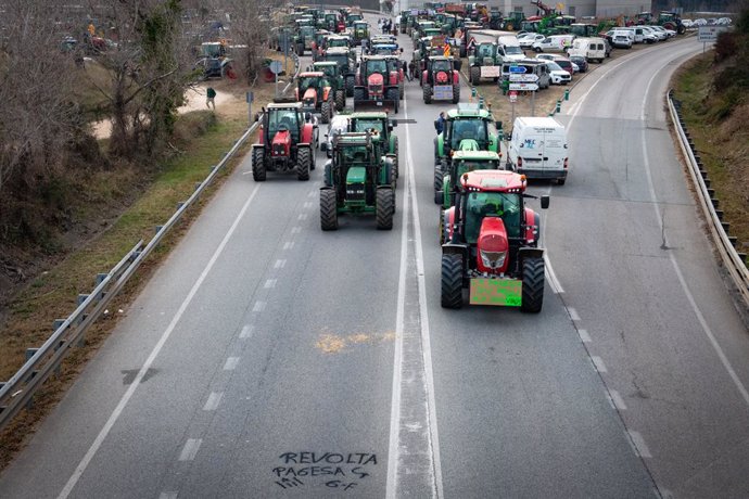 Una de les tractorades d'aquests dies