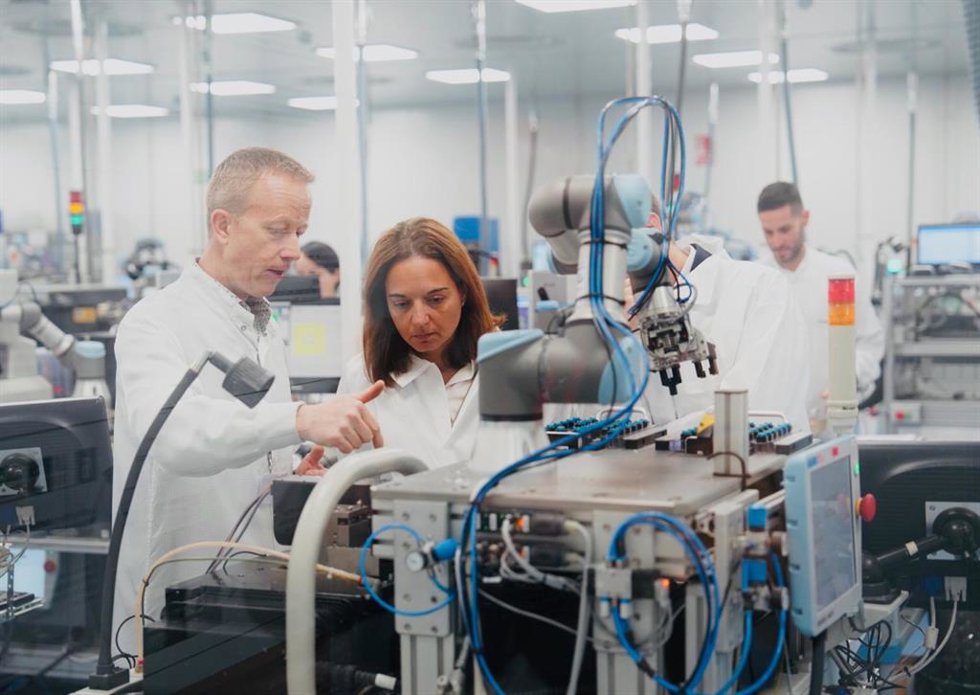 Inauguración de la fábrica mark'ennovy en Getafe