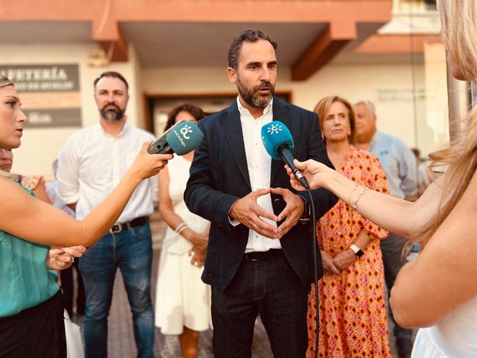 El secretario general del PSOE de Málaga, Daniel Pérez, en una imagen de archivo