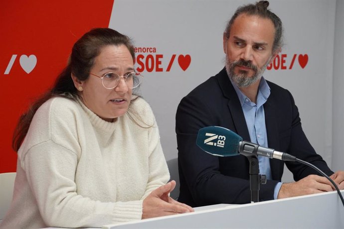 La portavoz socialista en el Consell de Menorca, Susana Mora.