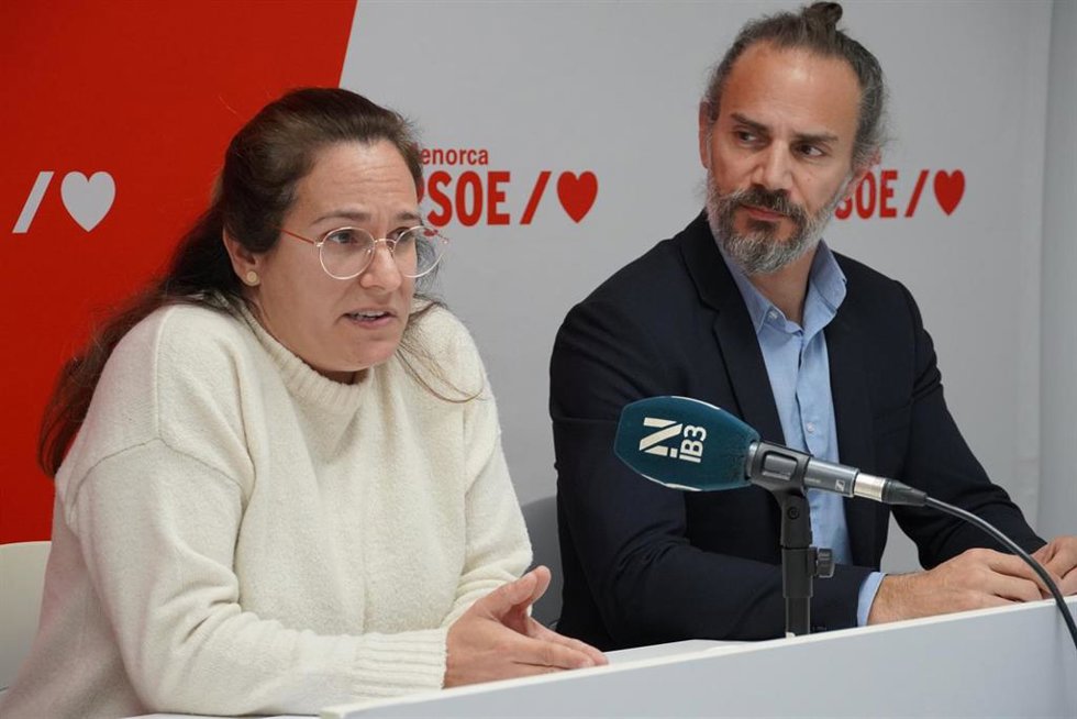La portavoz socialista en el Consell de Menorca, Susana Mora.