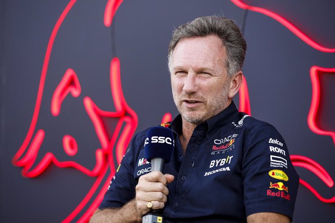 Archivo - HORNER Christian (gbr), Team Principal of Red Bull Racing, portrait during the 2023 Formula 1 Qatar Grand Prix, 17th round of the 2023 Formula One World Championship from October 6 to 8, 2023 on the Lusail International Circuit, in Doha, Qatar -