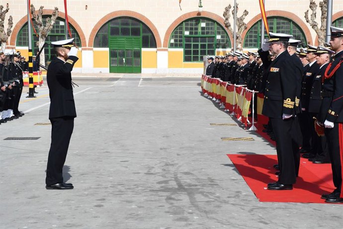 El acto de baja del "Tramontana" ha tenido lugar en la Base de Submarinos del Arsenal de Cartagena