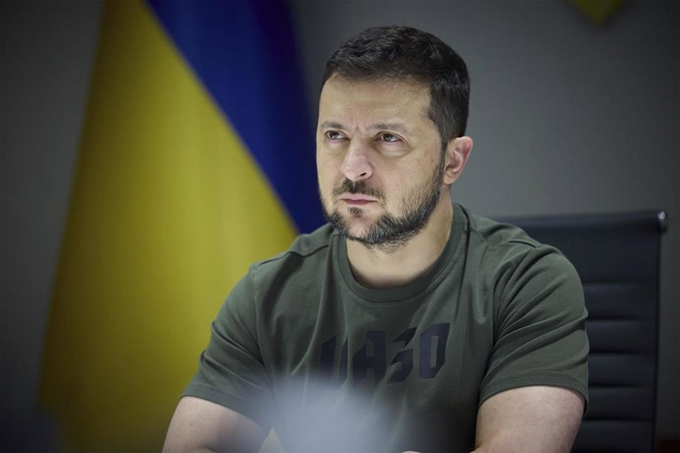 Archivo - El presidente de Ucrania, Volodimir Zelenski