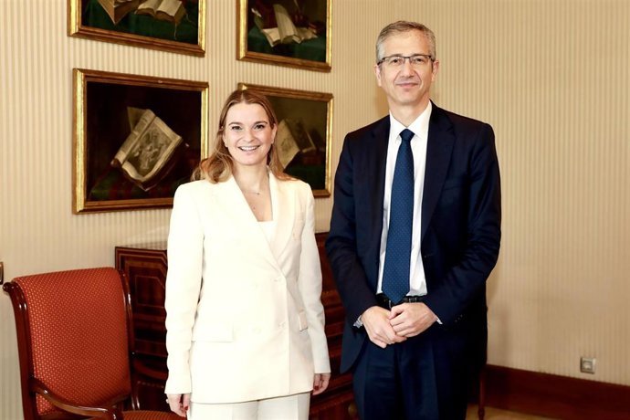 Prohens y Hernández de Cos, en el Consolat de Mar.