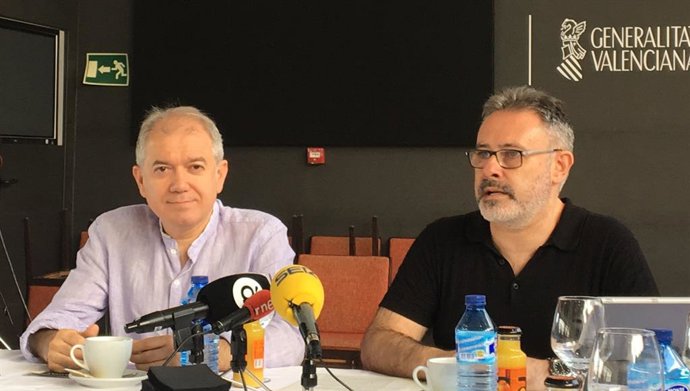 Archivo - Arxiu - Abel Guarinos (e) i Roberto García en una imatge d'arxiu. 