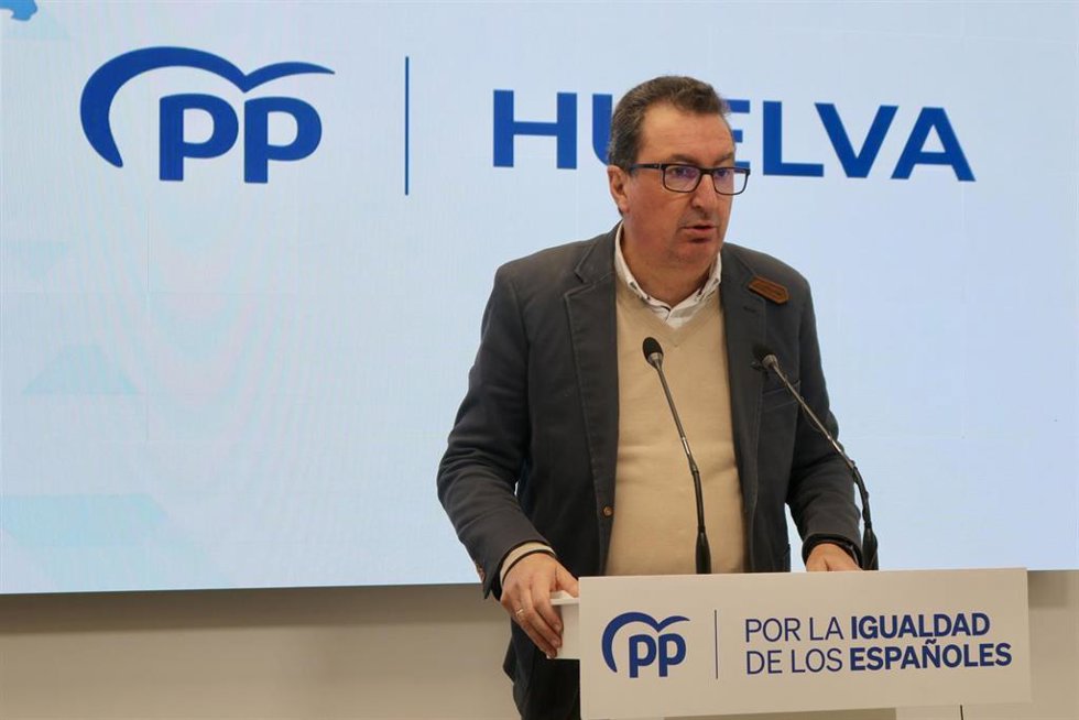 El presidente del PP de Huelva, Manuel Andrés González.