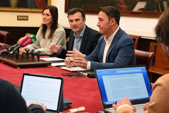 Bruno García en rueda de prensa.