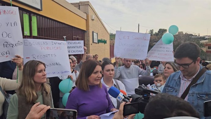 Protesta en Morón por la falta de personal en las guarderías públicas